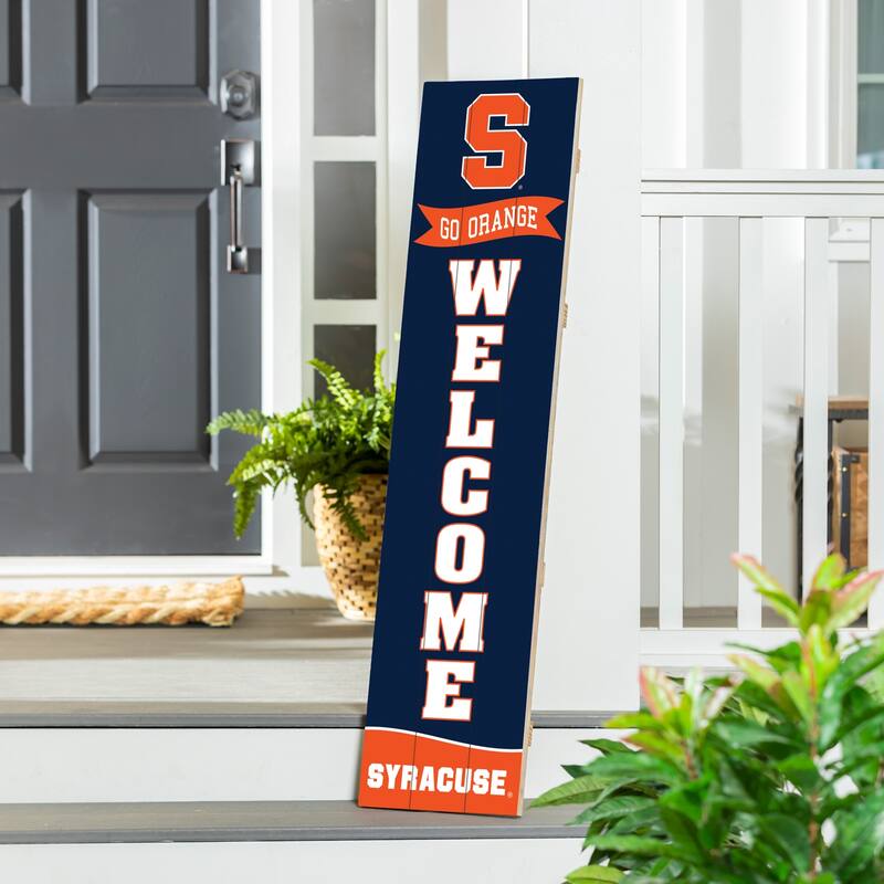 47" Porch Leaner Welcome Wall Sign, Syracuse University