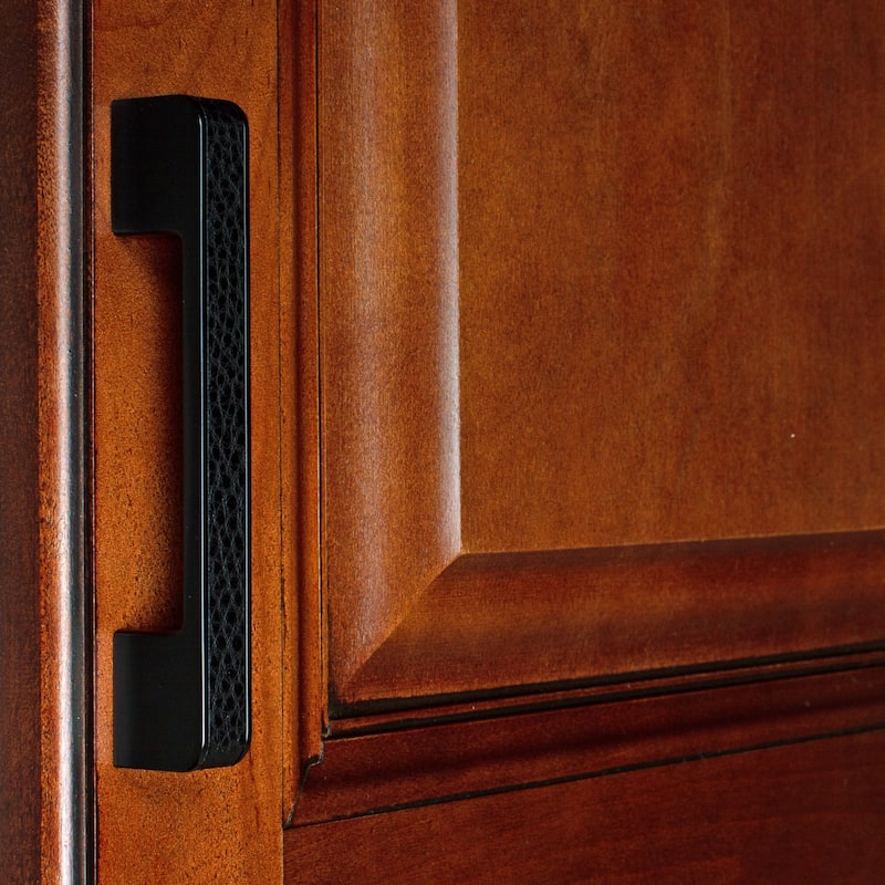 3-3/4 in. Center Embossed Leather Strip Pulls(Pack of 10)