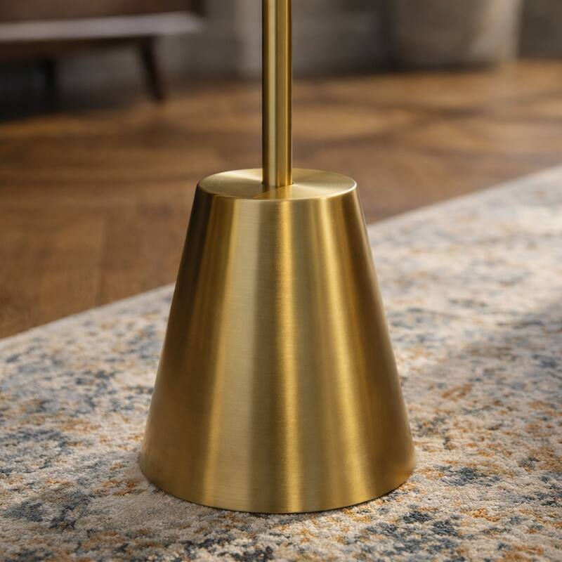 Jena Luxe Gold Triple Spotlight Floor Lamp