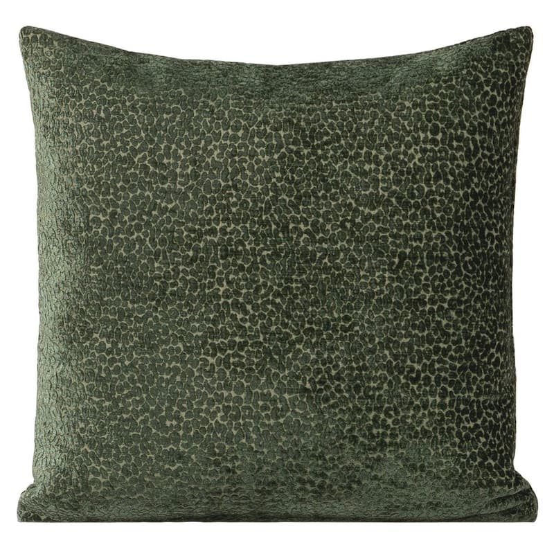 Spotted Embossed Velvet Throw Pillow