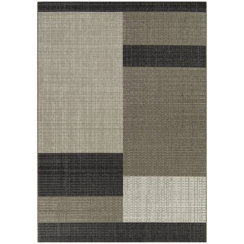 Markham Modern Color Blocked Indoor/Outdoor Area Rug
