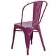 preview thumbnail 37 of 164, Metal Indoor/ Outdoor Stackable Bistro Chair (Set of 4)
