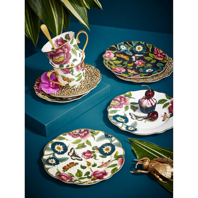 Spode Creatures of Curiosity Set of 4 Dessert Plates - 8x8