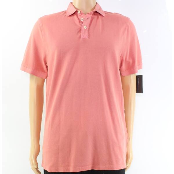 Shop True Grit Light Red Pique Mens Size Medium M Polo Knit Shirt