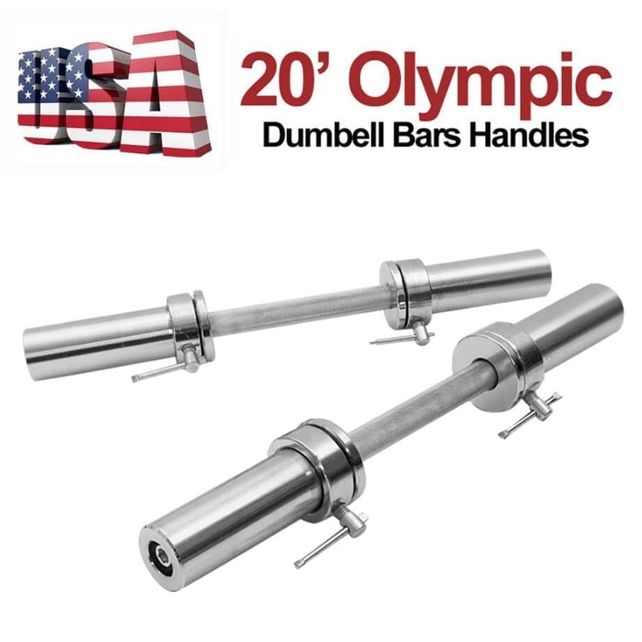 Olympic 2" Barbell Solid Dumbbell Weight Lifting Bars With Rotating Sleeves ,Suitable For Home Exercise