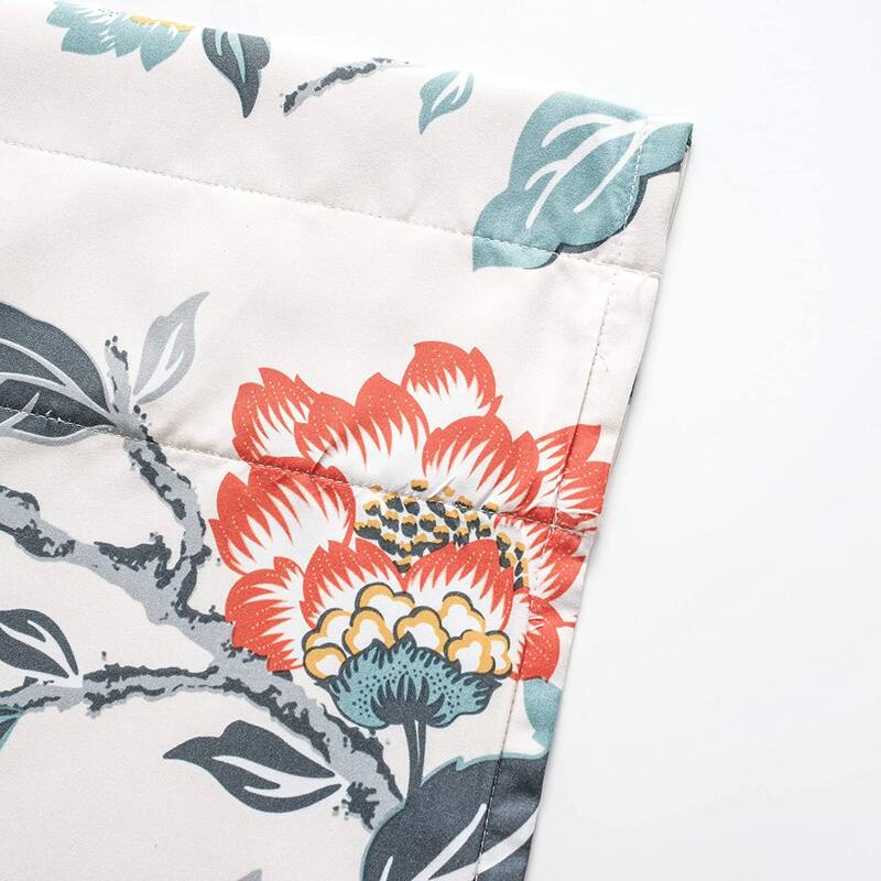 DriftAway Ada U Shape with Selfcord Window Curtain Swag Valance - 52 x 16