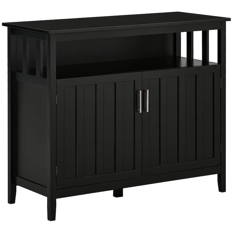Sideboard Buffet, Kitchen Cabinet with 2 Doors and Adjustable Shelves