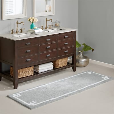 Cotton Home Soft Tufted Bathroom Rug Mat with Non Slip Backing