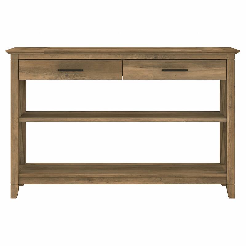 Console Table with Drawers and Shelves