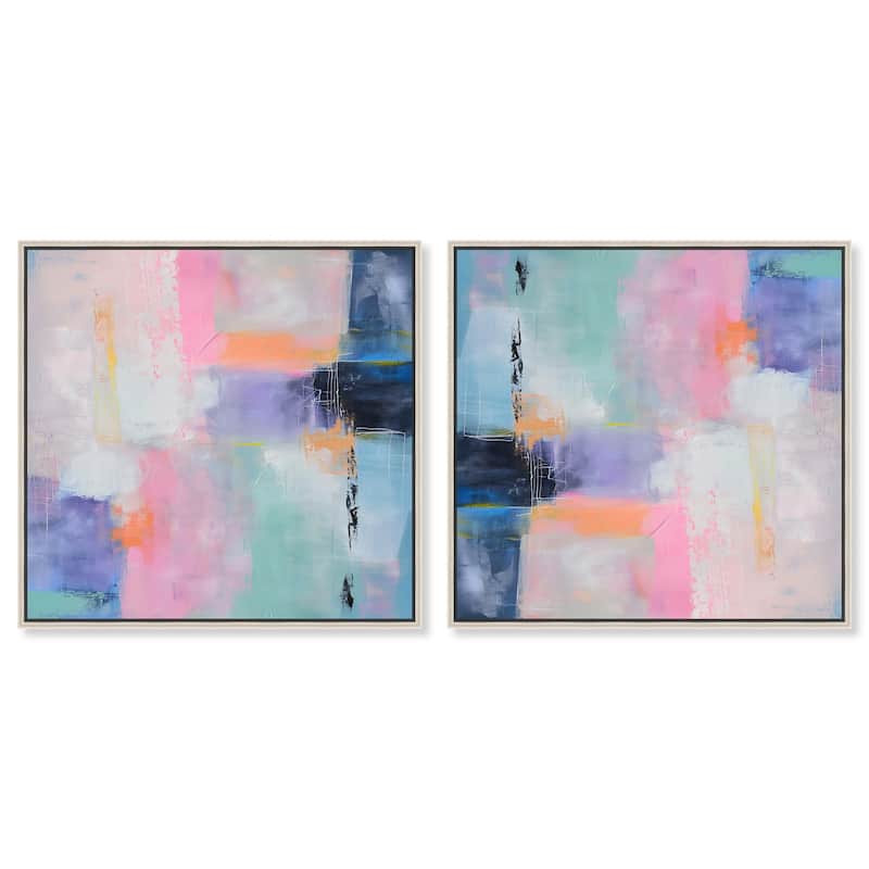 Oneiric Circles II Canvas by Art Remedy - 10" x 15" - White