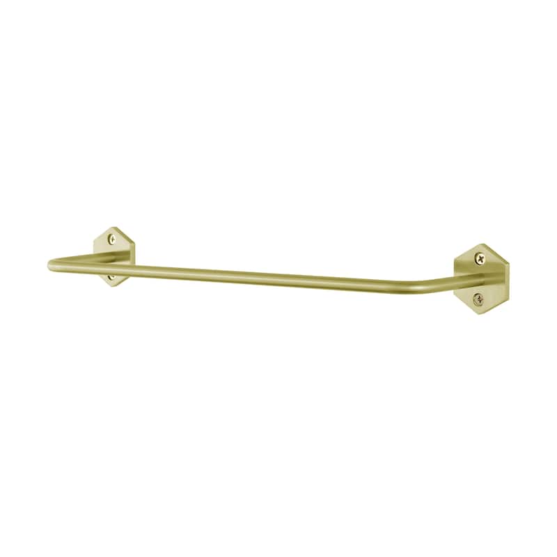 Brusque 12" Towel Bar in Brushed Gold - BG