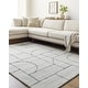 preview thumbnail 4 of 12, Jaycie Morrocan Abstract Area Rug Blue/Gray - 2' x 3'