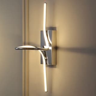 Crucis Minimalist Metal Integrated LED Vanity Light Sconce, by JONATHAN Y