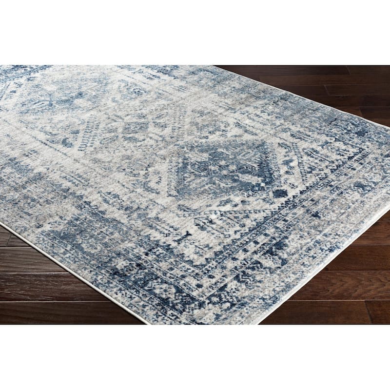 Livabliss Monte Carlo Updated Traditional Medallion Area Rug