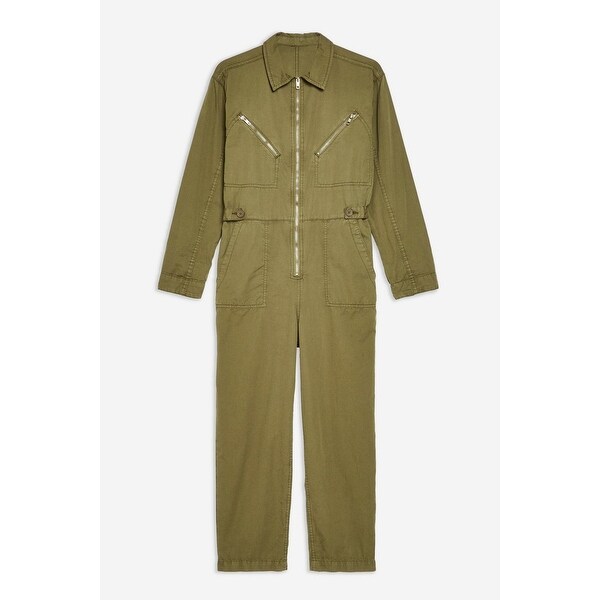 topshop green boiler suit