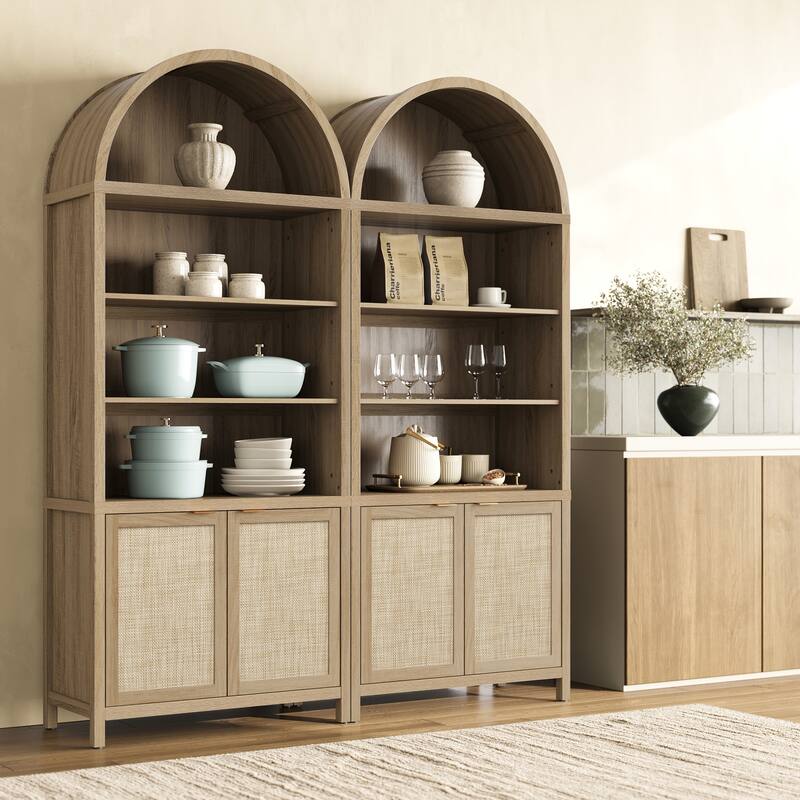 Ingenious Arc - Topped Multifunctional Storage Bookcase