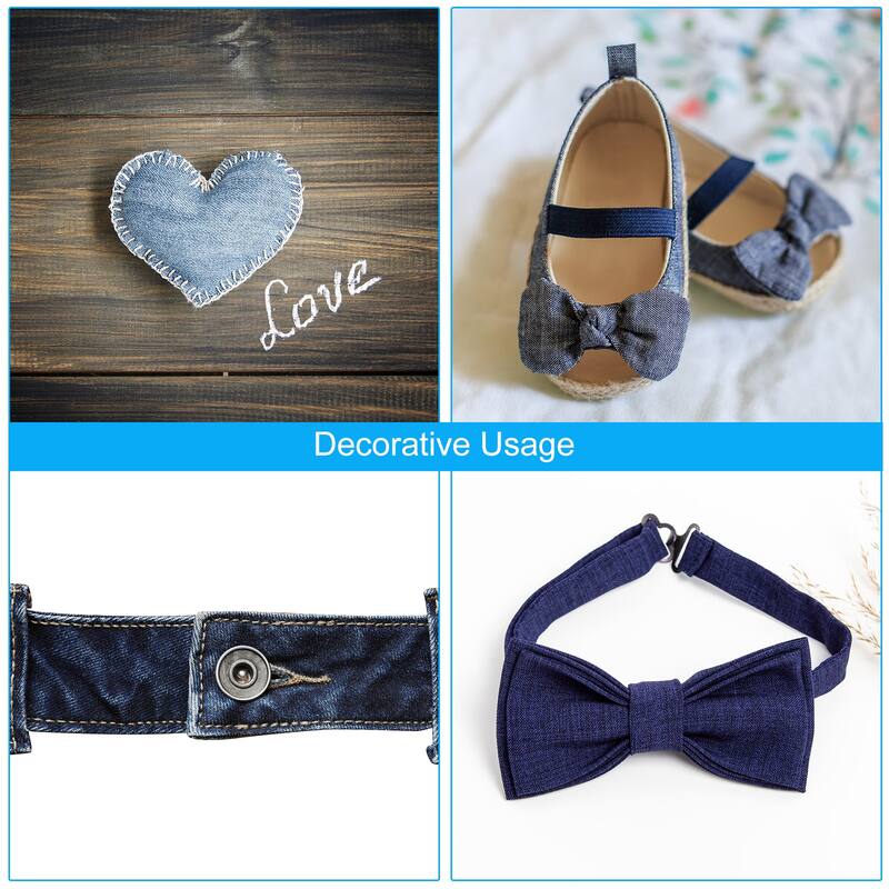 Denim Ribbon, 1 Roll 5.5 Yard Craft Strip