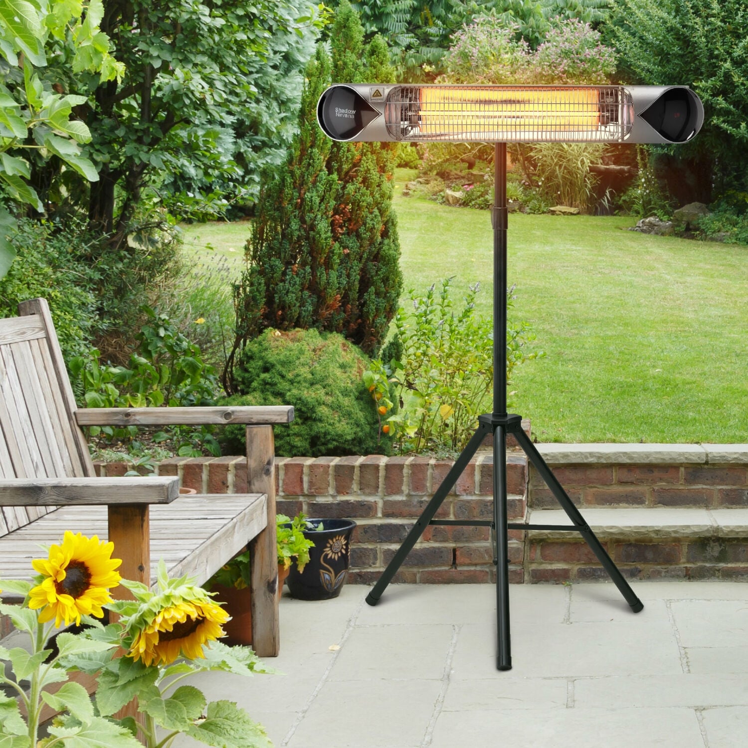 Patio Heaters Mojave Sun Heater Fire Sense 60460 Mojave Sun Black