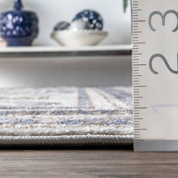 Nuloom Transitional Vintage Ella Ornamental Pyramid Tribal Area Rug