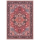 preview thumbnail 10 of 12, SAFAVIEH Serapi Machine Washable Slip Resistant Annekatrin Rug 4' x 6' - Red/Blue - Rectangle