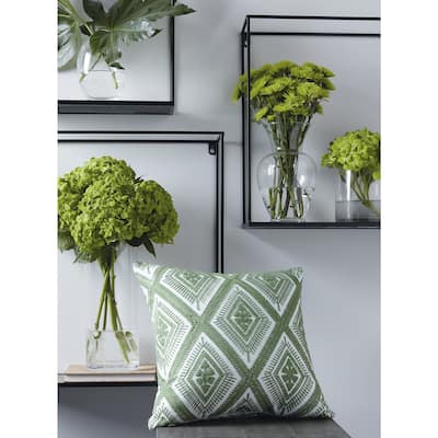 Signature Design by Ashley Bellvale Green/White Pillow (Set of 4)