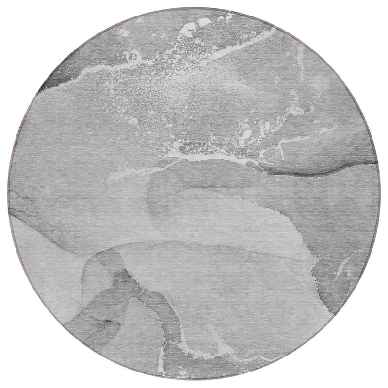 Lalu Contemporary Abstract Weather Resistant Blended Style Outdoor Rug