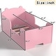 preview thumbnail 23 of 43, Roomfitters Bear-Shaped Toddler Floor Bed, Wood Cot with Safety Guardrails, Modern Montessori Low Profile Kids Bed
