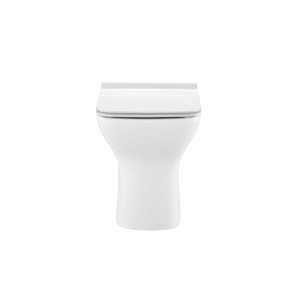 Swiss Madison Carre Wall Mounted Elongated Toilet Bowl Only - Seat