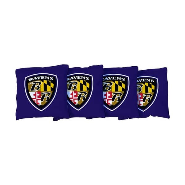 Baltimore Ravens NFL Football Purple Cornhole Bags - All-Weather Resin Filled