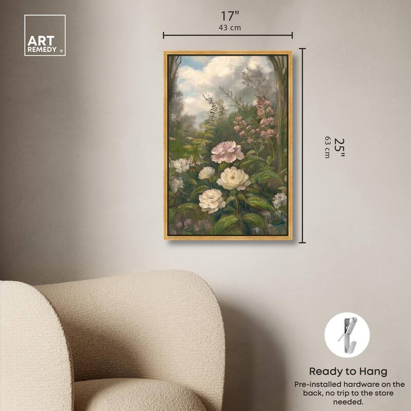Woodland Bloom Canvas by Art Remedy