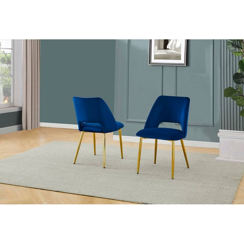 Best Quality Furniture Glass Dining Set with Gold Chrome Finish