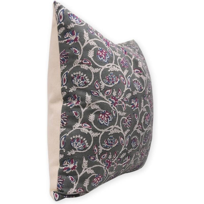 Fabdivine Cotton Boho Block print pillow Cover