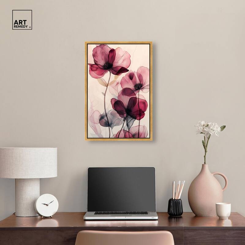 Filigree Flora I Canvas by Art Remedy