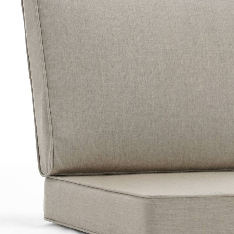 Outdoor 4.7" Thick Sunbrella Cushion Set with Back and Seat Cushions