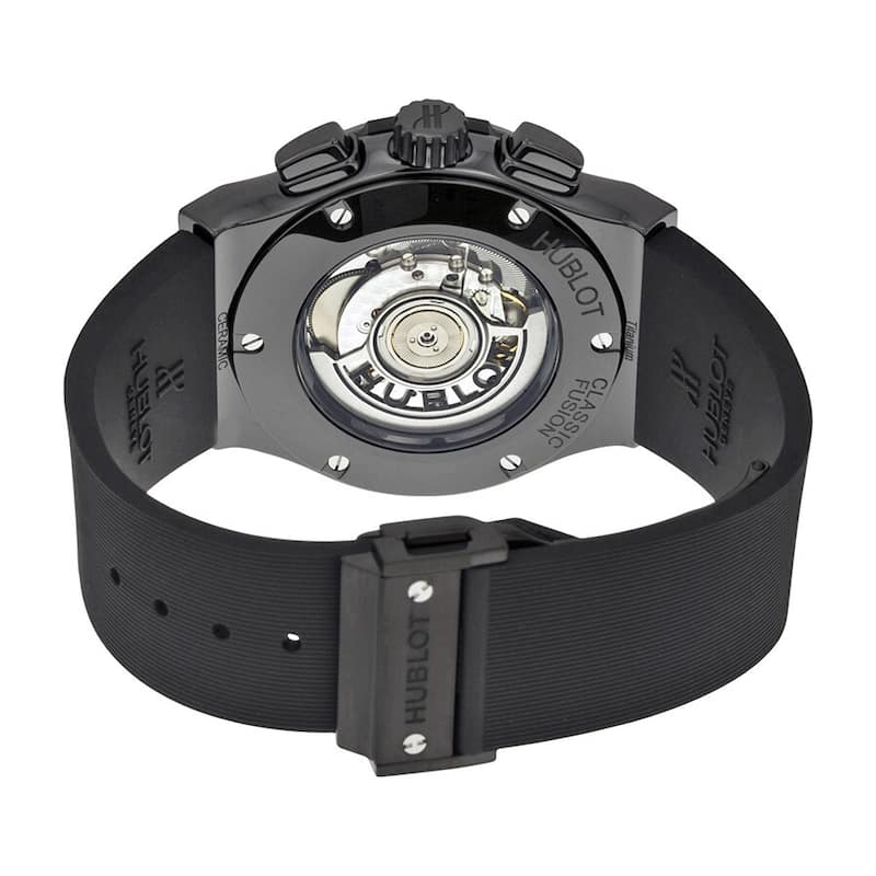 Hublot Classic Fusion Aerofusion Chronograph Automatic Black Magic Skeleton Dial Men's Watch