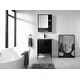 preview thumbnail 29 of 54, 24-inch Modern Bathroom Vanity Set w/ Vitreous China Sink Top