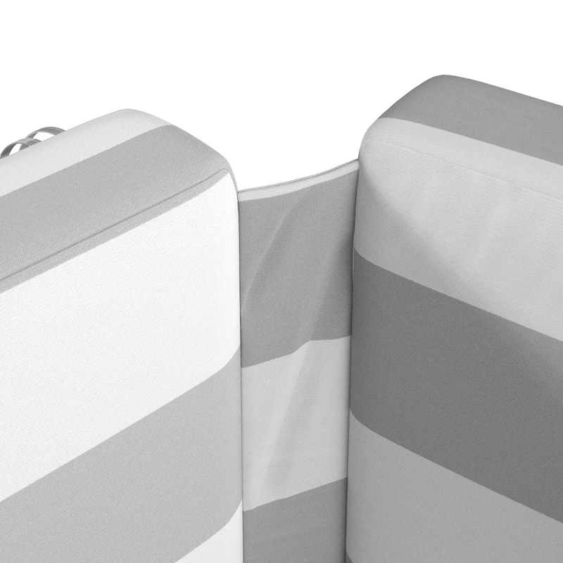 California Umbrella Outdoor Chaise Lounge Cushion, 24" x 78", 3.5" Thick, Memory Foam, Solstice Olefin Fabric