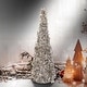 preview thumbnail 2 of 4, 12" Metallic Chunky Iced Cone Tree