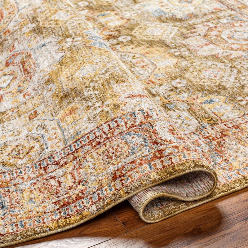 Livabliss Transitional Mona Lisa Medallion Area Rug