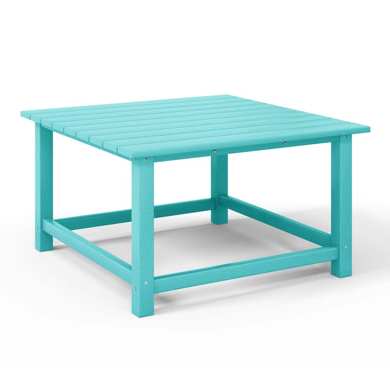 Laguna Outdoor Poly Adirondack 31" Square Coffee Table