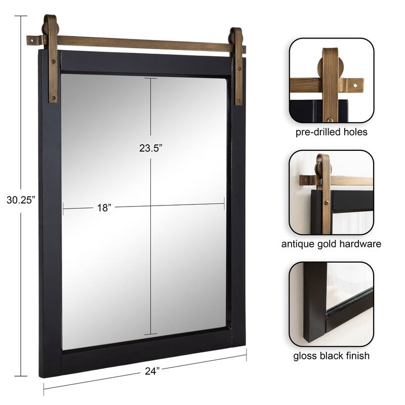 Kate and Laurel Skylan Decorative Wall Mirror
