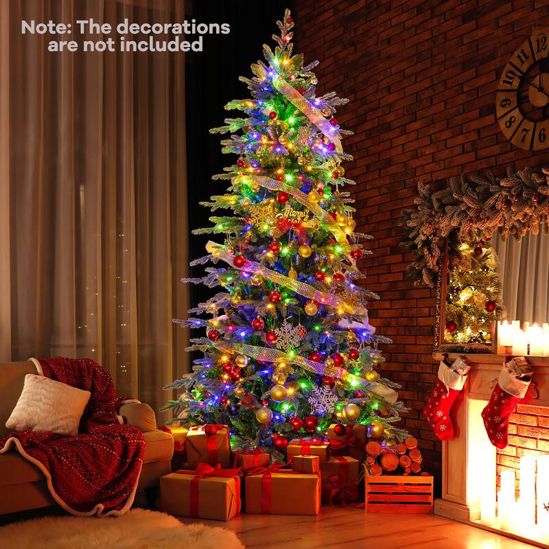 Gymax 6/7.5/9 FT Christmas Tree w/714/1162/1770 Branch Tips