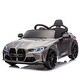 preview thumbnail 1 of 58, BMW M4 12v Kids ride on Painting toy car 2.4G W/Parents Remote Control,Three speed adjustable,Rear wheel shock absorption White Silver