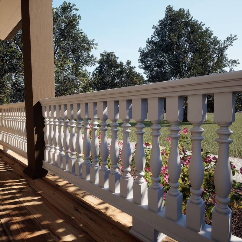 Endurathane 500 Series Bottom Rail, Factory Primed Polyurethane