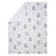 preview thumbnail 2 of 2, Lambs & Ivy Disney Baby Dumbo Elephant White Minky/Fleece Faux Shearling Baby Blanket