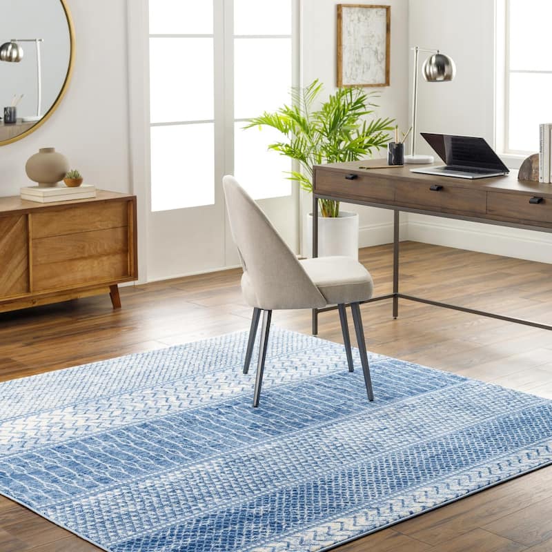 Livabliss Monaco Moroccan Tribal Area Rug - Navy - 8' 10" x 12' 4"