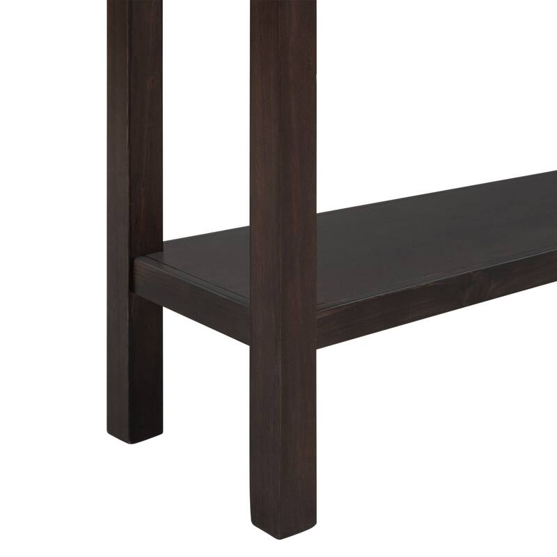 Multi-drawer entry console table