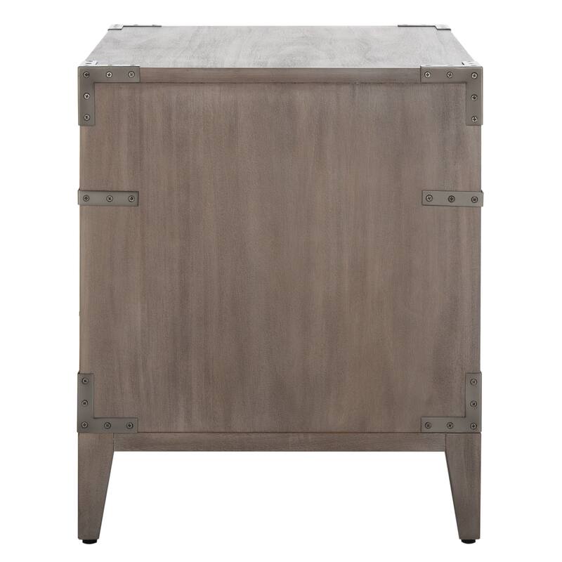 SAFAVIEH Couture Guitta 1-Drawer 1-Shelf Wood Nightstand