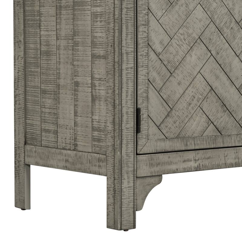 Sideboard with Adjustable Shelves and 3 Doors