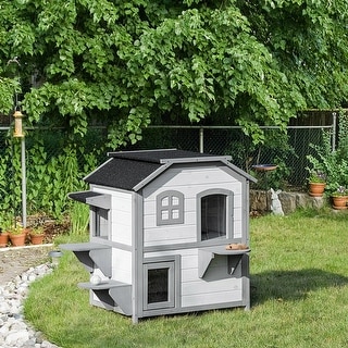 outdoor cat playhouse